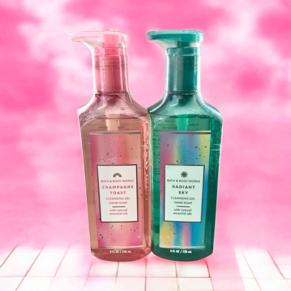 🆕Champagne Toast and Radiant Sky Gel Hand Soap